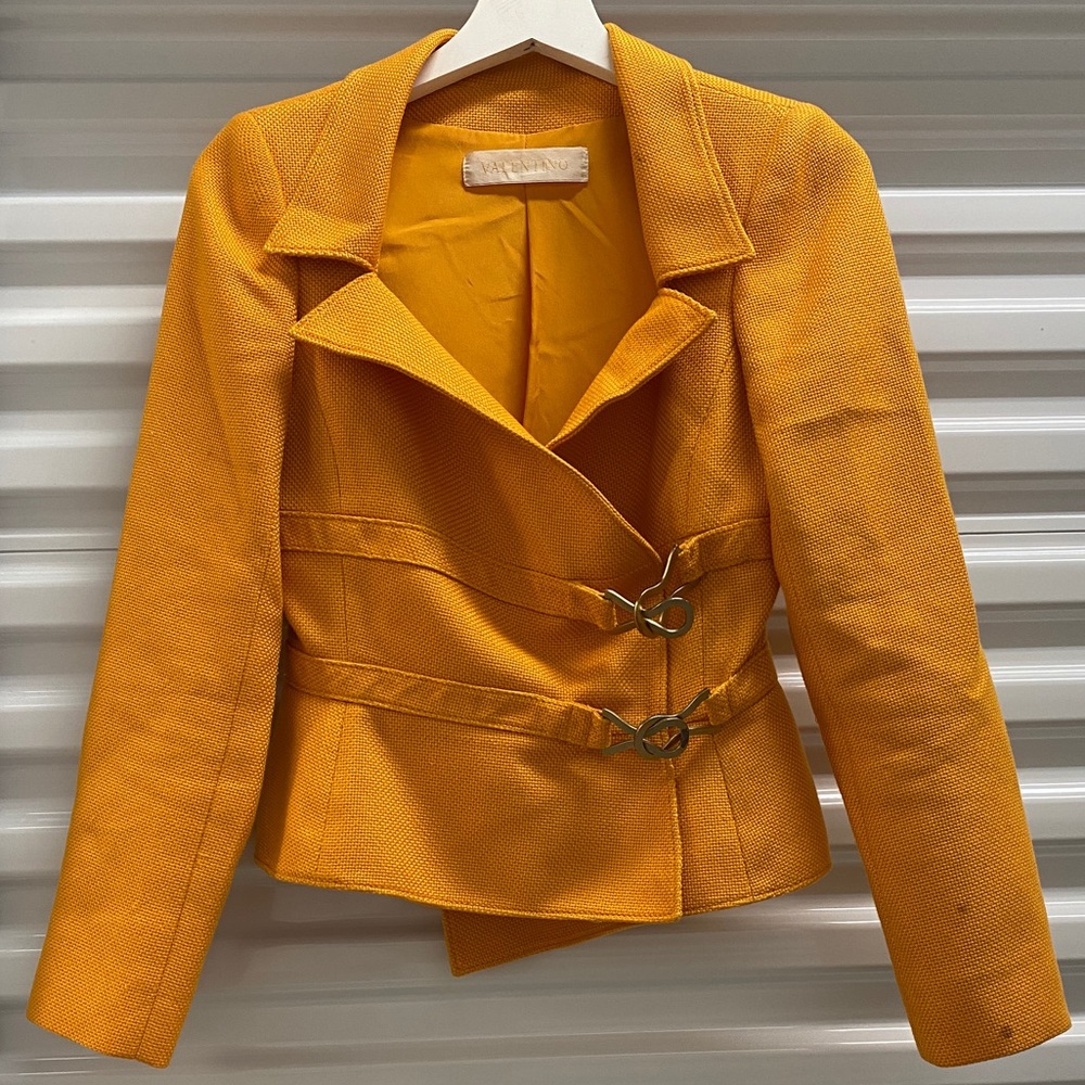 VALENTINO PADDED SHOULDERS BLAZER